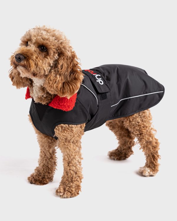 dryrobe Dog - Black Red - Image 2