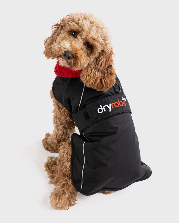 dryrobe Dog - Black Red - Image 4